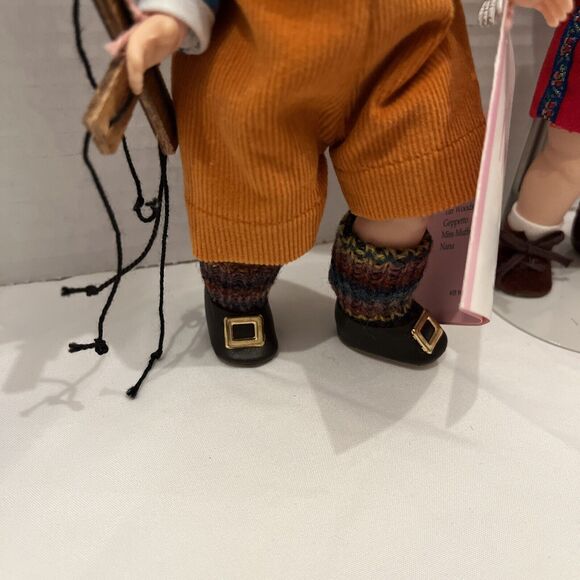 Madame Alexander Dolls 8" Geppetto & Pinocchio In Boxes- Hand Tags- Stands - Picture 6 of 13